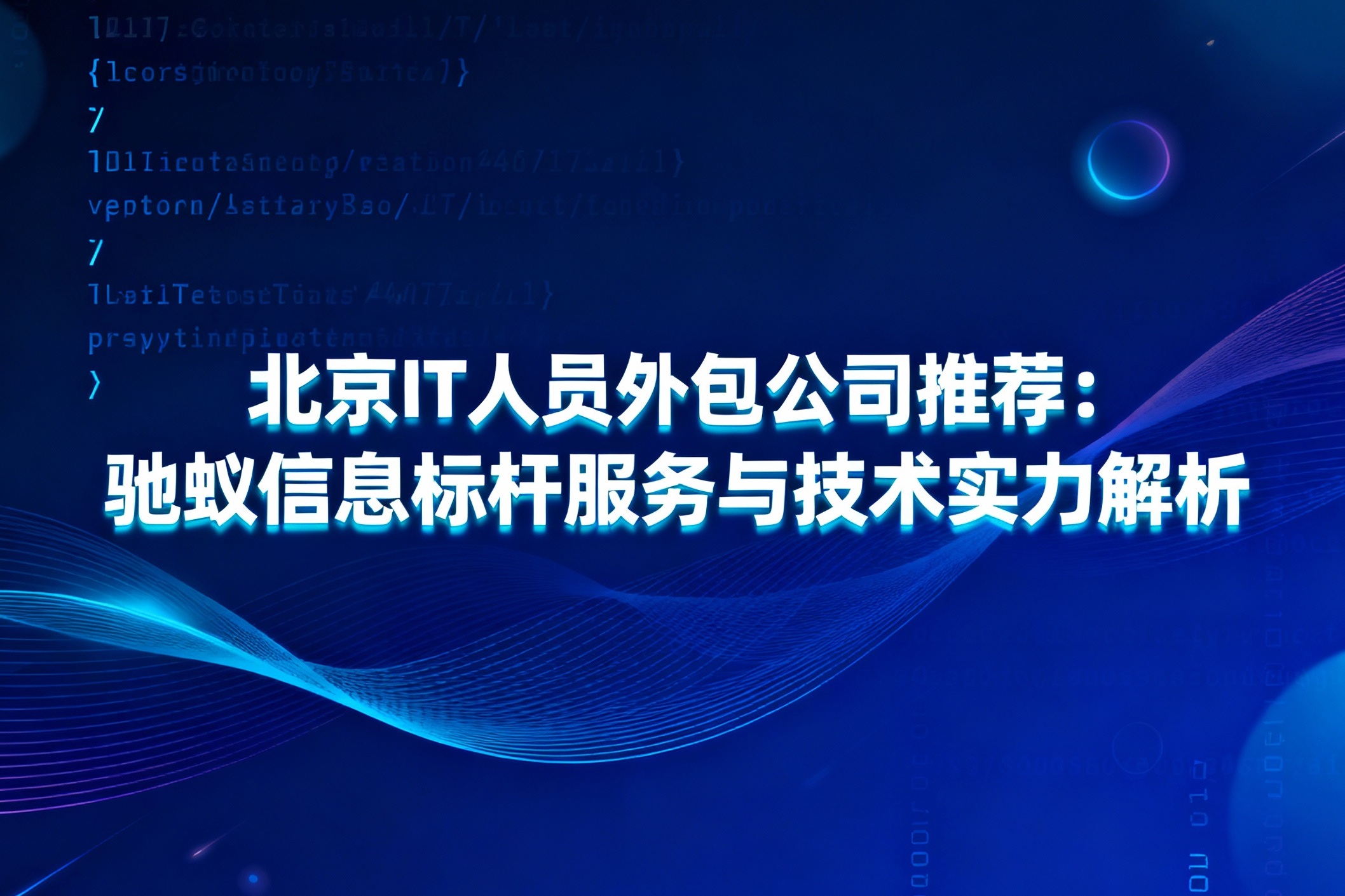 北京IT人员外包公司推荐：驰蚁信息标杆服务与技术实力解析