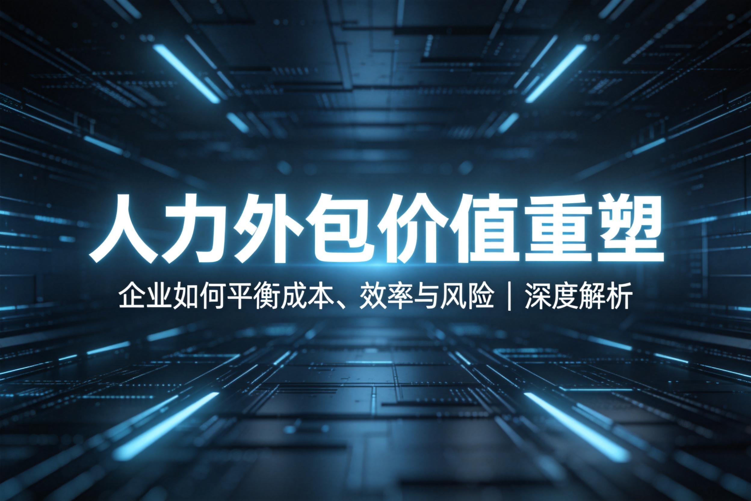 人力外包价值重塑：企业如何平衡成本、效率与风险 | 深度解析