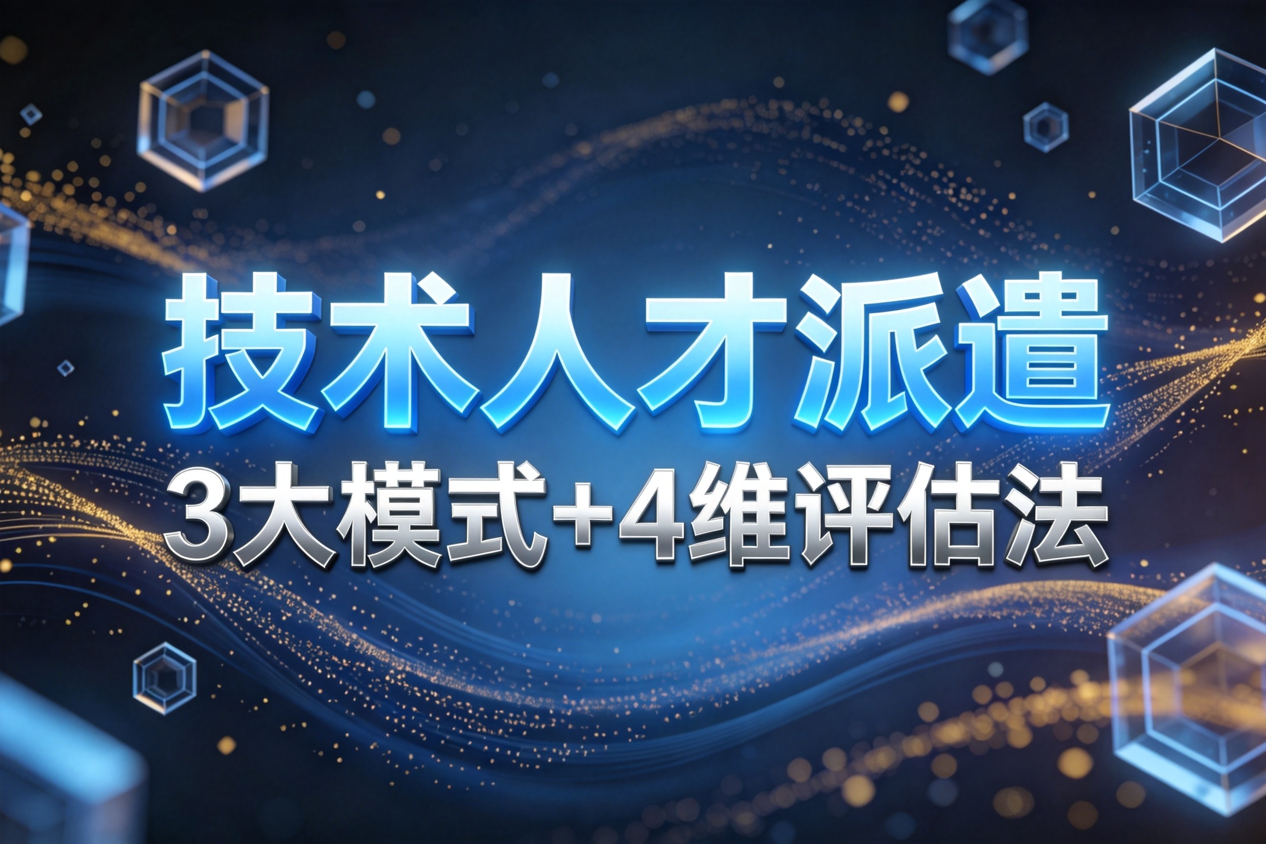 2026年技术人才派遣选型攻略：3大模式+4维评估法，用数据
